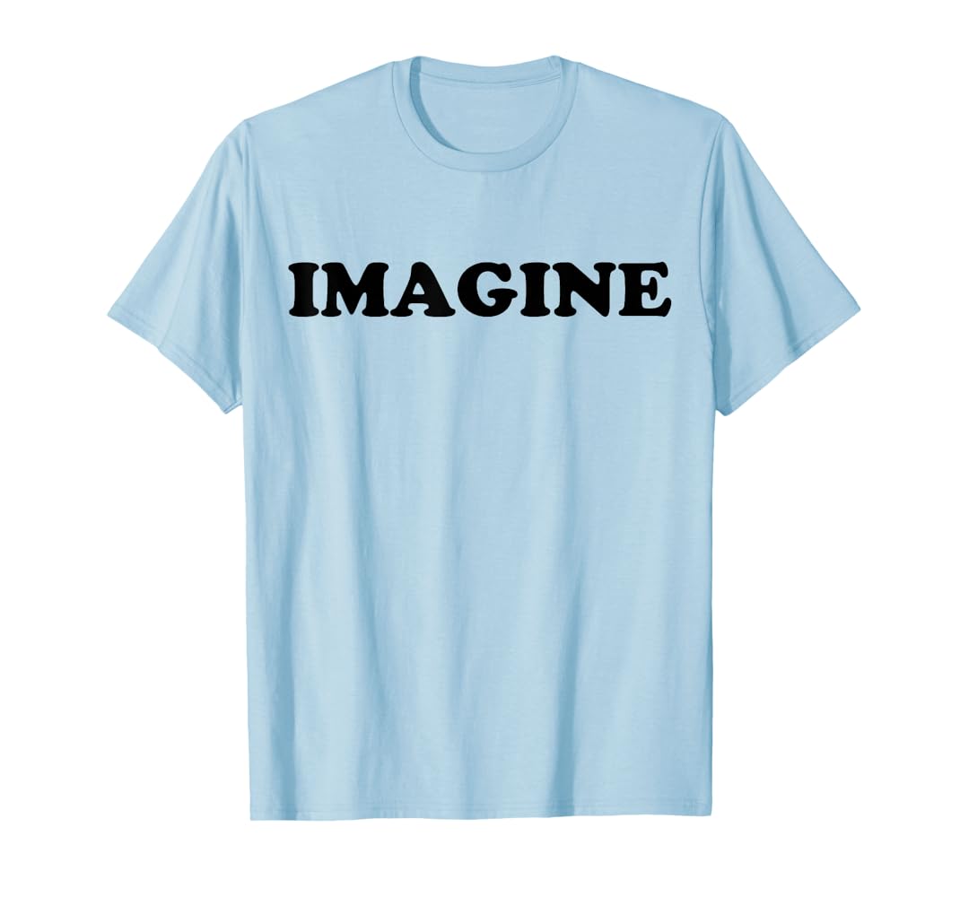 Amazon | ジョン・レノン-イマジン・ボールド Tシャツ | Tシャツ